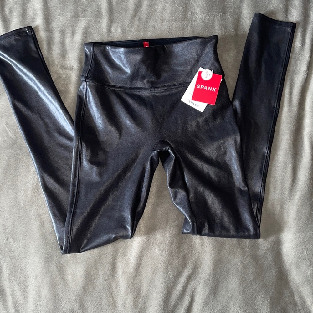 Spanx - Faux Leather Leggings - NWT